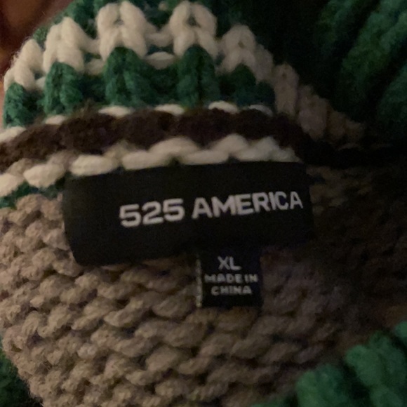 525 America Camo Turtleneck Oversized Sweater - Picture 12 of 13